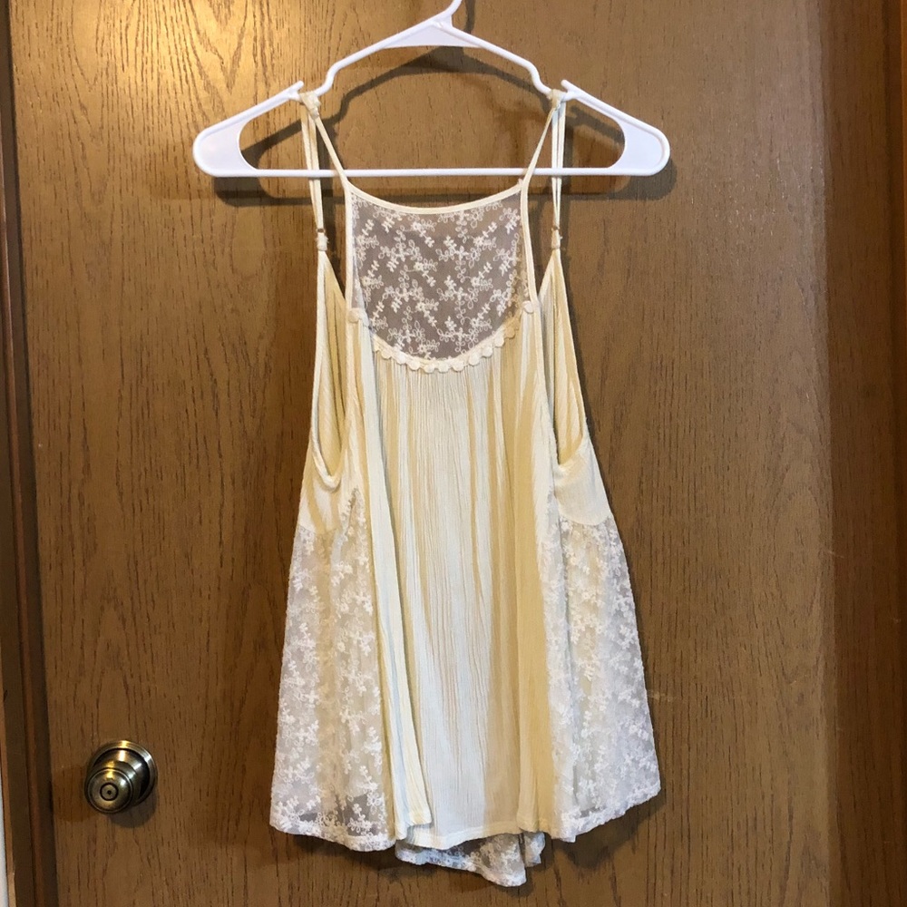Lacey Tank With A Comfortable Flow & A Low Back!
